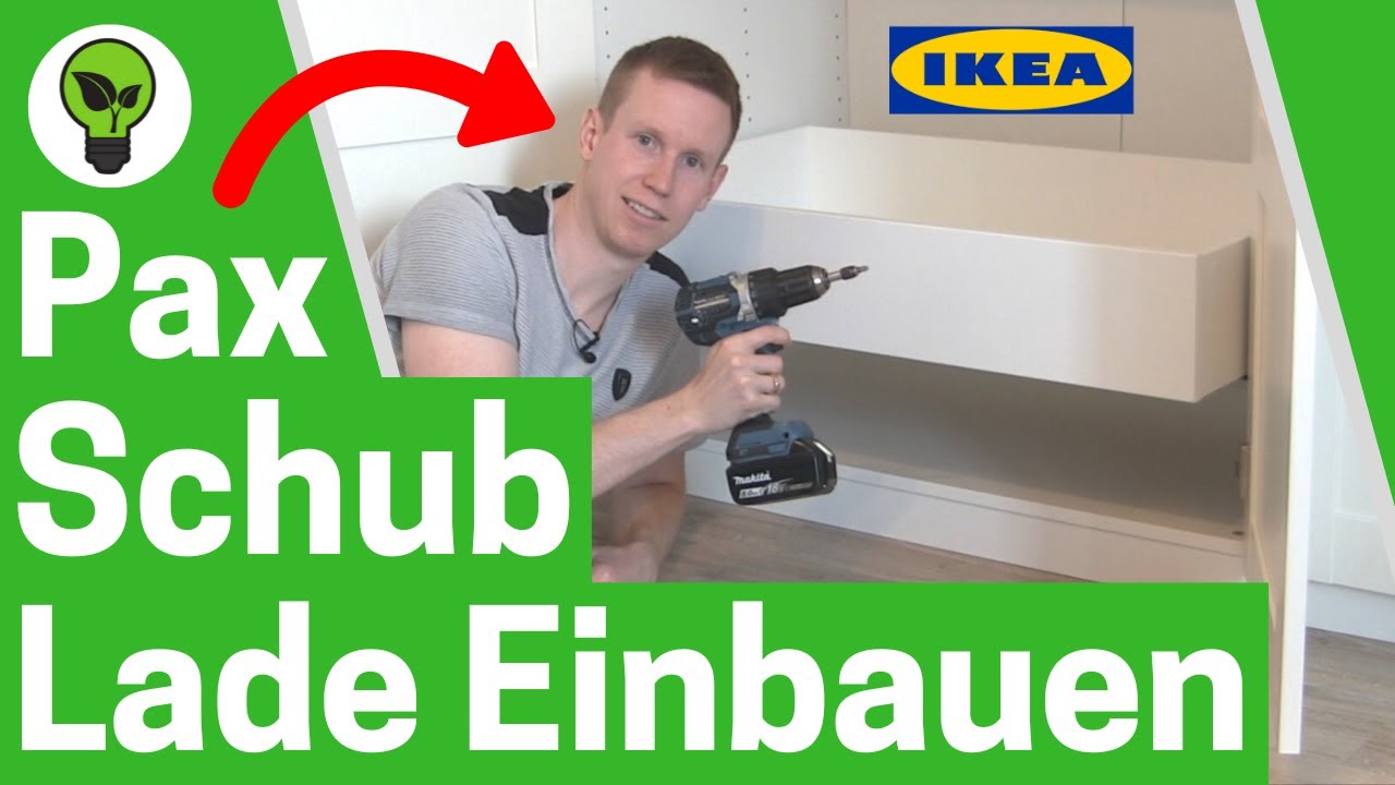 IKEA Pax Schublade Einbauen ✅ TOP ANLEITUNG: Wie Komplement Schubladen für Pax Schrank Montieren???