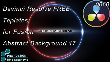 0060 Davinci Resolve FREE Templates for Fusion Abstract Background 017