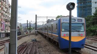 2233次EMU700阿福號區間車鶯歌站開車 2024年8月22日