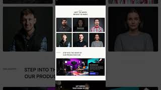 Vidion - Arts & Entertainment Website Template | Video Production Website Template