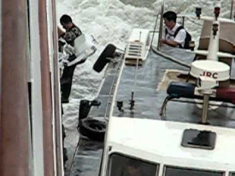 Pilots boarding Silversea Cruises Silver Shadow