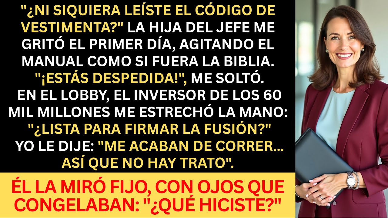 La hija del jefe me corrió… y MATÓ una fusión de 60 millones de pesos