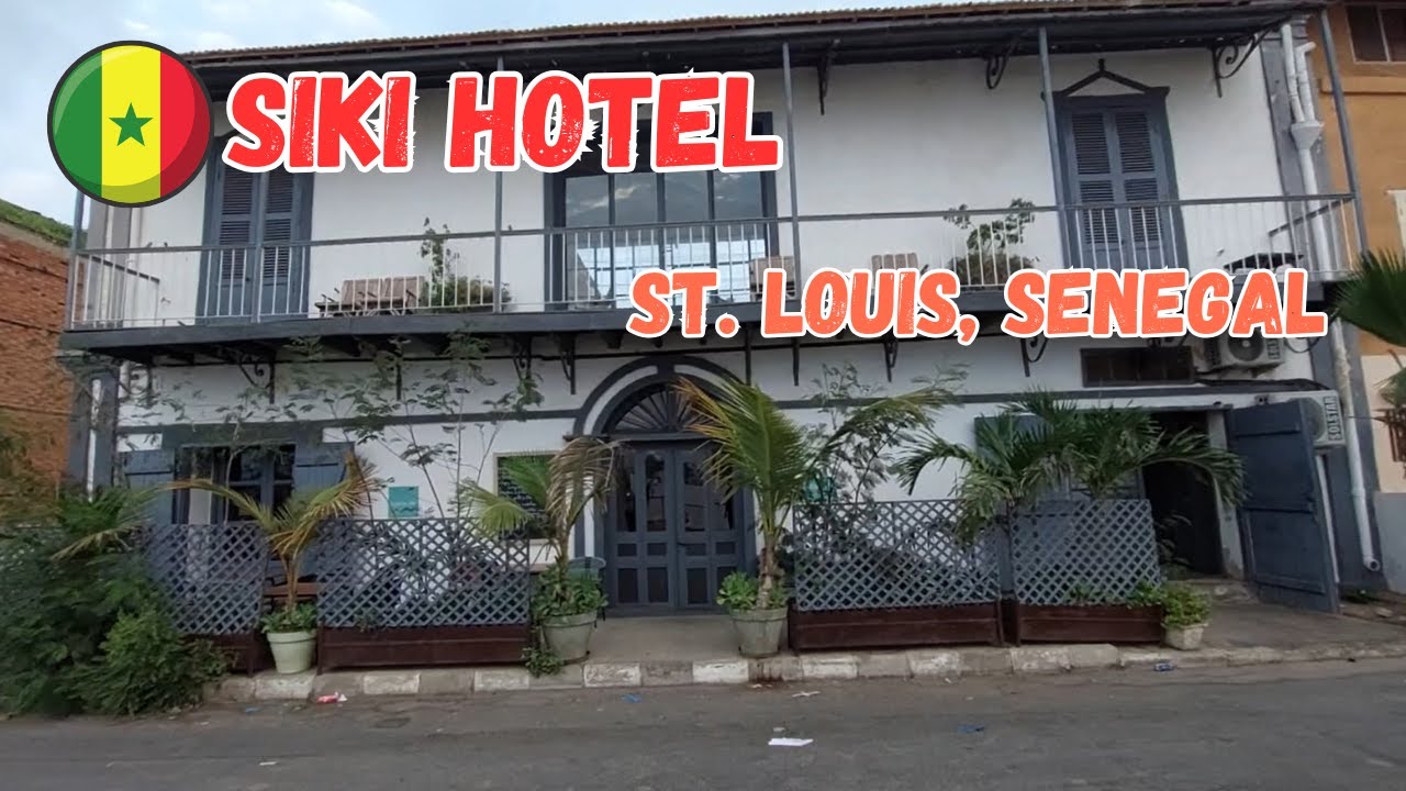 Staying at Siki Hotel St. Louis in Senegal #stlouis #senegal #africa #hotel #staycation #historical