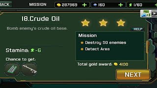 Gunship strike 3D || Level 18 crude oil || air combat gameplay. screenshot 1