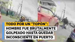 Todo por un "topón": hombre fue brutalmente golpeado hasta quedar inconsciente en Puerto Montt