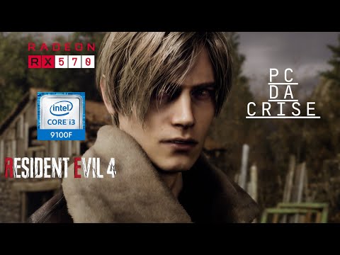 Resident Evil 4 Remake no PC da crise I3-9100F+RX 570 4GB