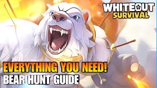 Ultimate Bear Hunt Guide for WhiteOut Survival – Max Damage for F2P & P2W || How to Max Bear Trap