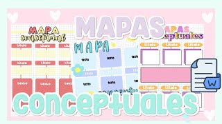 Mapas Conceptuales Bonitos en Word PLANTILLAS GRATIS// Fernanda Mapas Conceptuales Bonitos en Word PLANTILLAS GRATIS// Fernanda