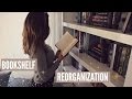 BOOKSHELF REORGANIZATION { I got a new bookshelf! }