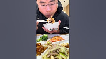 Chinese delivery riders’ lunch