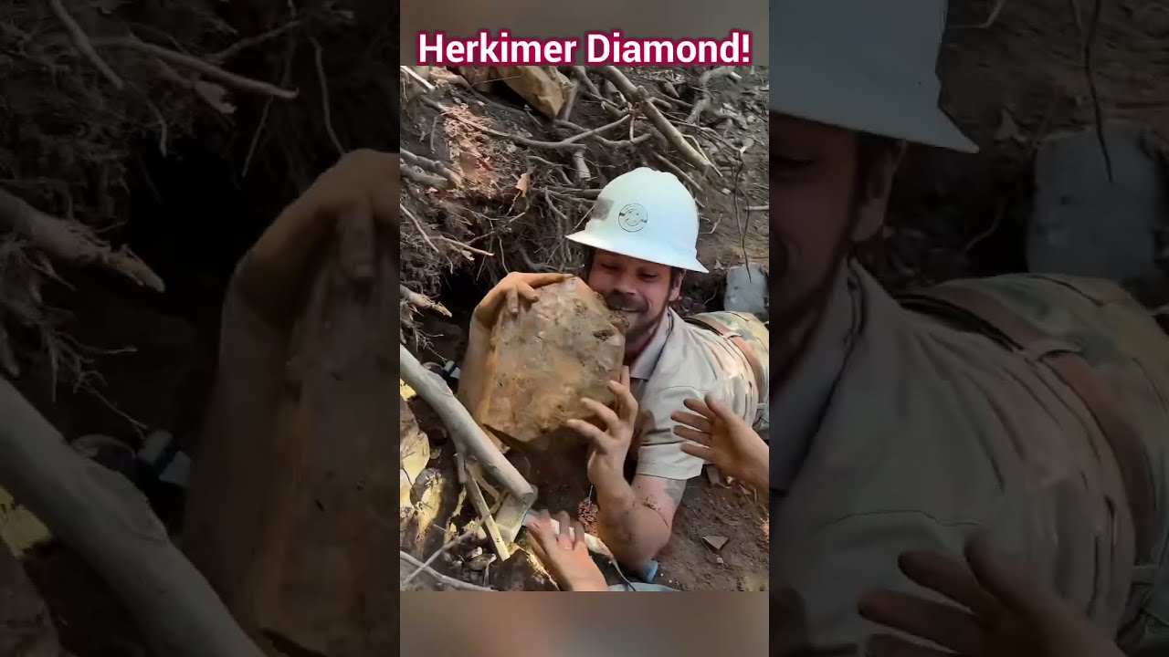 The Largest Herkimer Diamond Quartz Crystal I Ve Ever Seen Pulled From A Pocket Full Video Soon 
