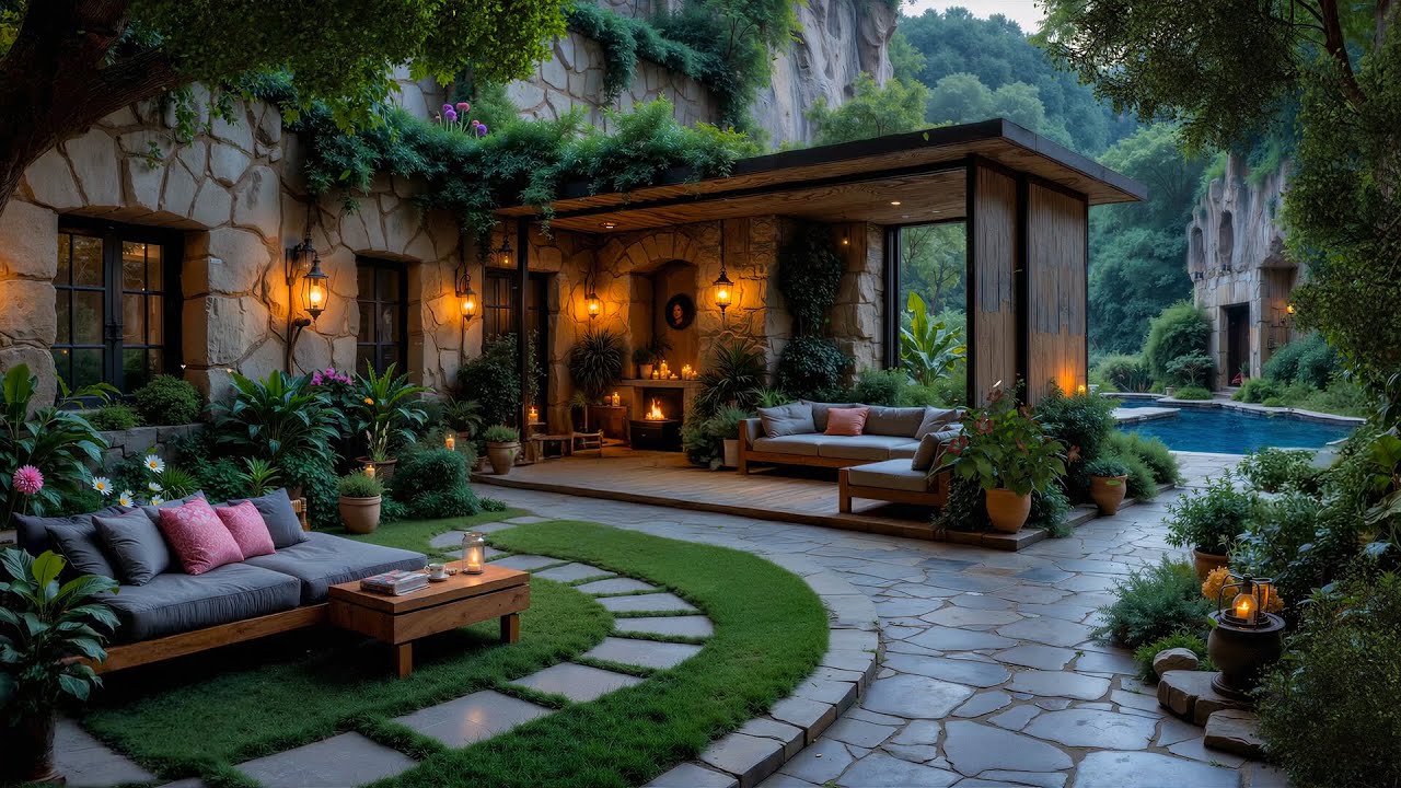 Jazz Music At A Forest Resort – A Comfortable Space For Reading, Studying, And Relaxing