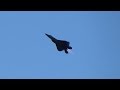 Lockheed Martin F-22 Raptor Stealth Fighter Jet Demo At Abbotsford Airshow's Twilight Show!