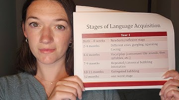 asmr 👶 teaching you about child language acquisition 👶part one