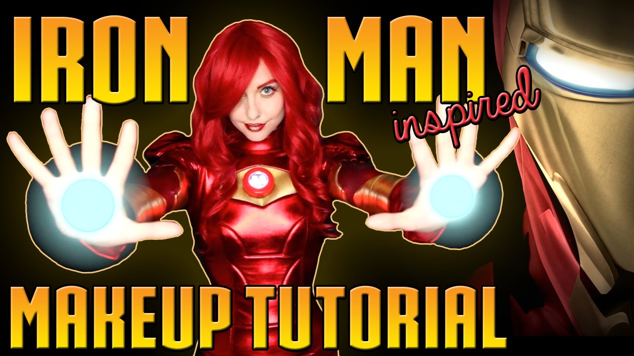 IRON MAN MAKEUP TUTORIAL YouTube