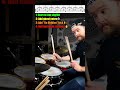Quick drum lesson of Rosanna shuffle | Drum groove lessons #drums #toto