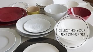 How do I choose a good dinner plate?