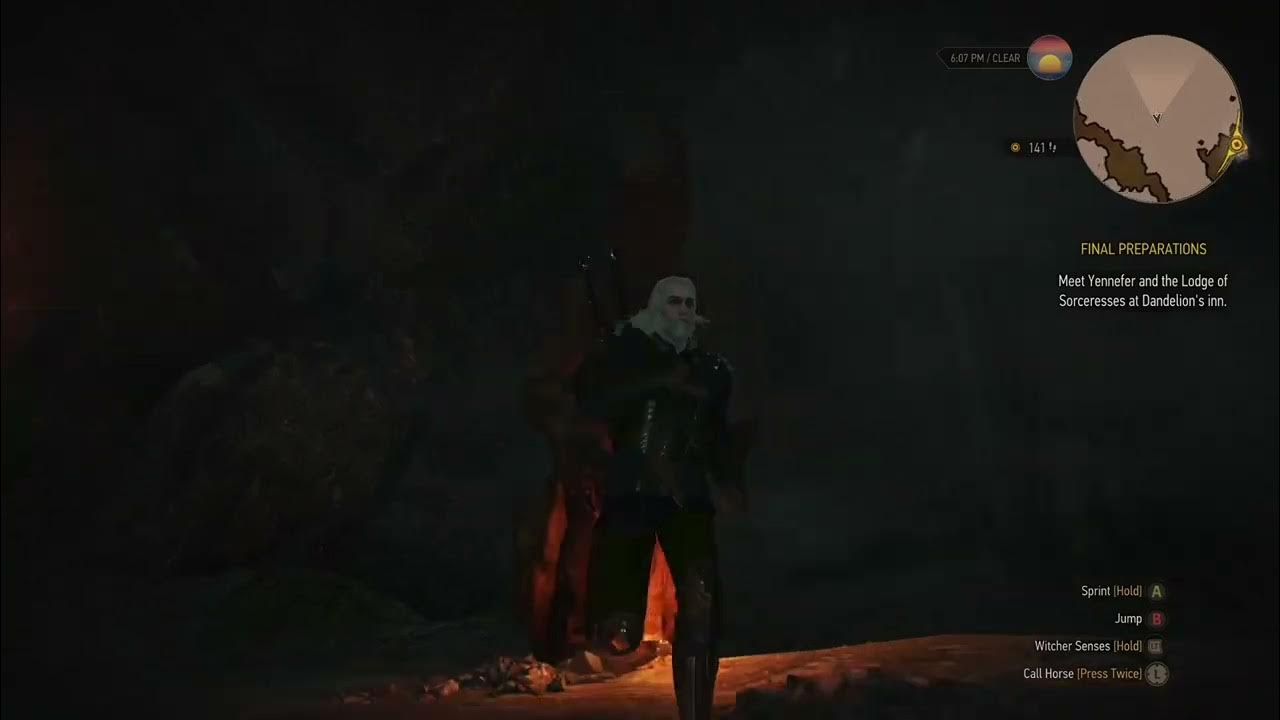 The cave at Fornhala, Skellige Witcher 3 YouTube