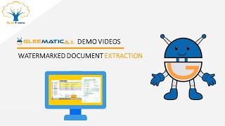 Semi-Structured Document Extraction: How to extract data from a document with a watermark?