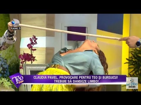 Teo Show (29.06.2017) - Claudia Pavel, Teo si Bursucu danseaza LIMBO!