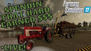 Bought 2 New Trailers Our First Tractor And Some More Land! Farming Simulator 22 FS 22