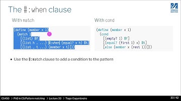 CS450   33   04  Pattern matching