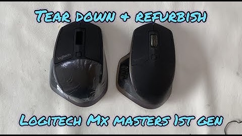 #23 Tear Down & Clean Logitech Mx Masters Gen 1 (M‎910-005527)
