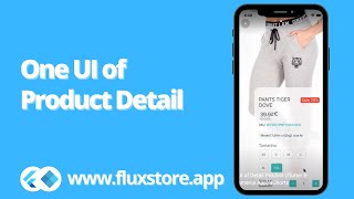 One UI of the Product Details screen (Flutter E-Commerce App) #Shorts screenshot 5