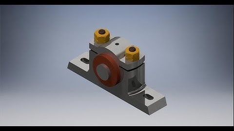 Plummer Block | Autodesk Inventor | Part Design And Assembly
