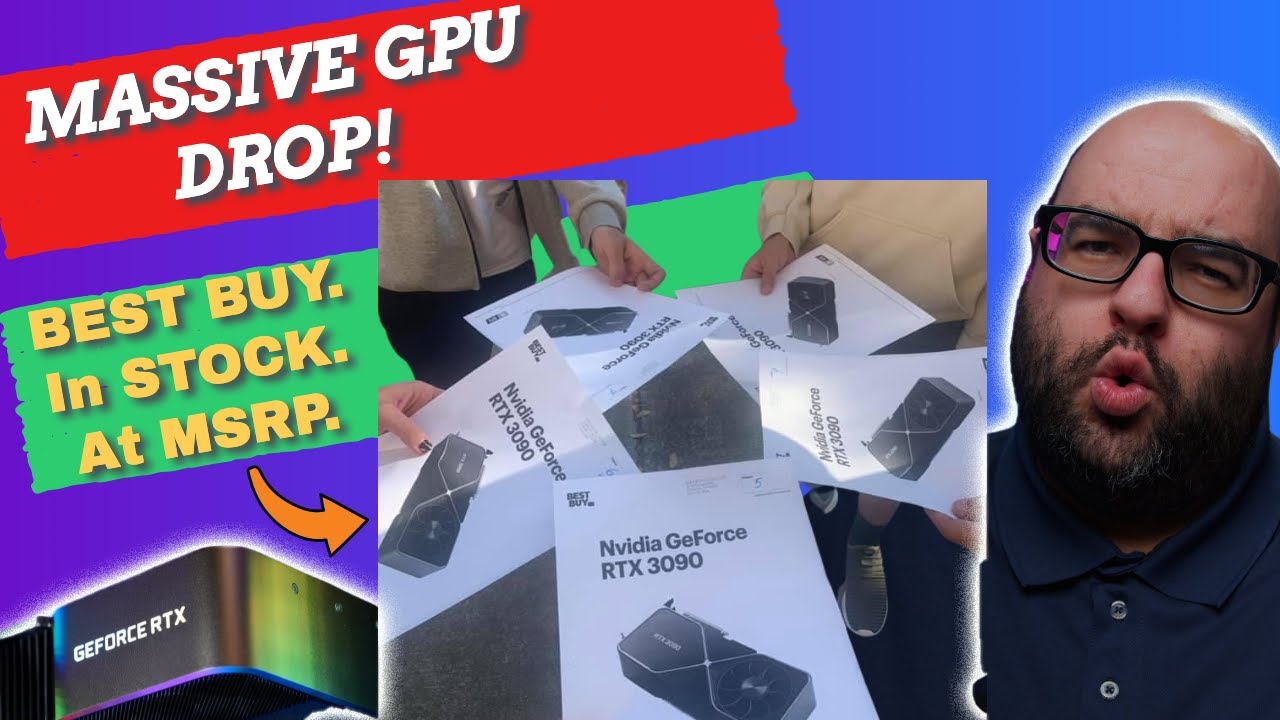 IN STOCK! MASSIVE NVIDIA RTX 3000 GPU DROP AT BEST BUY, MSRP! YouTube