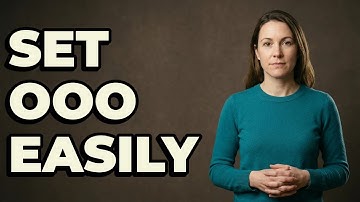 How Do I Start My Out Of Office Notification?