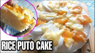 RICEPUTO CAKE/PUTOngBIGAS using rice flour/bake  by mama jhane