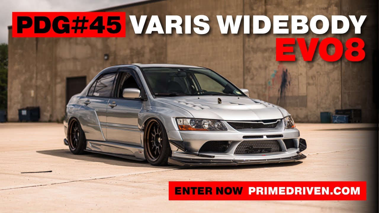 PDG45 500HP VARIS Widebody Mitsubishi Evolution 8 Big Turbo Air