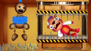Crazy Machines vs Kick the Buddy vs Despicable Bear Android Gameplay screenshot 3