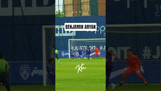 BENJAMIN ARYAN SCORES THE 1ST ONE 🫡😬🔥 JDT V 1-0 SABAH III #jdt #football #malaysia