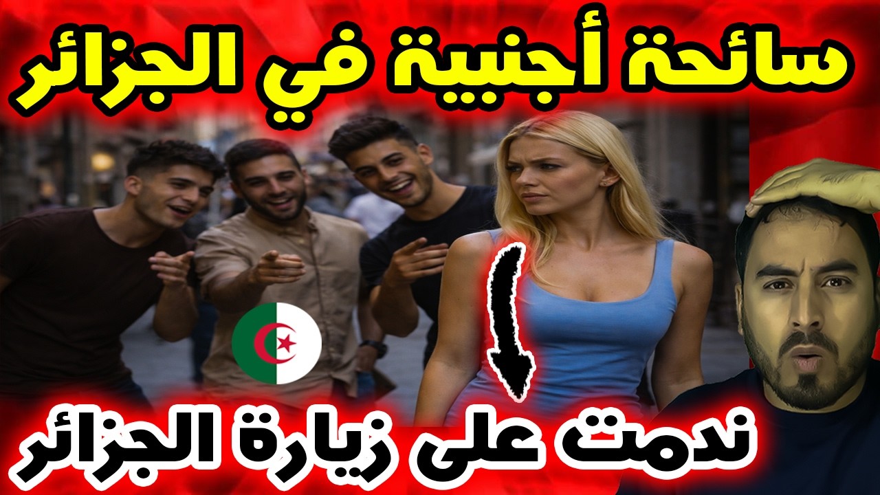 شاهد كيف تعامل شبان جزائريون مع سائحة أجنبية في موقف لافت