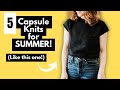 5 tops to knit for your summer wardrobe knittingpatterns