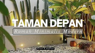 AESTHETIC! Desain TAMAN DEPAN Rumah MINIMALIS MODERN! IDE Model LANDSCAPING TAMAN POPULER di 2025!