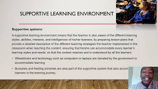 Principles of Inclusive Education to create a Supportive Learning Environment