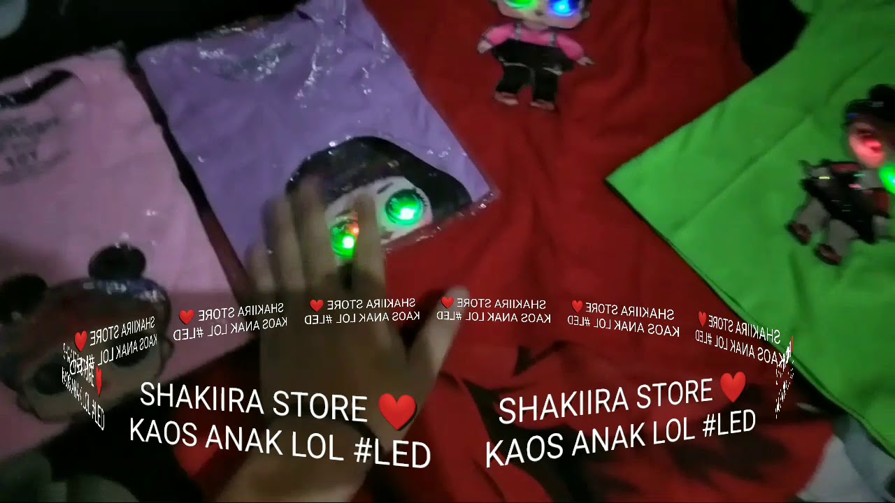 SHAKIIRA STORE  KAOS  ANAK  LOL LED YouTube