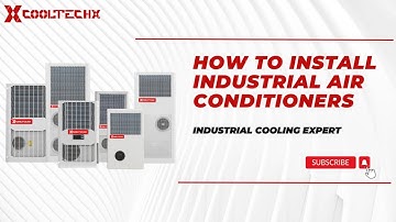 How to install enclosure air conditioners to power cabinets - Cooltechx