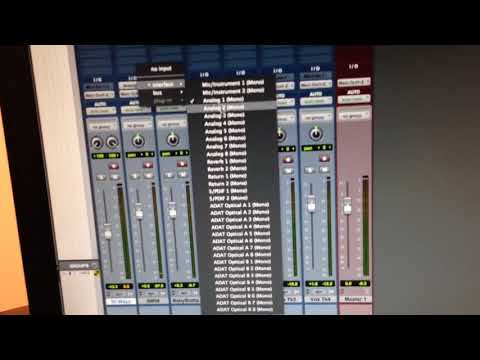 Studio B Signal Flow w/ Pro Tools MOTU Toft & Headphones