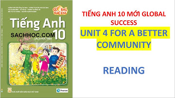 Tiếng Anh 10 Global Success - Unit 4 For A Better Community - Reading