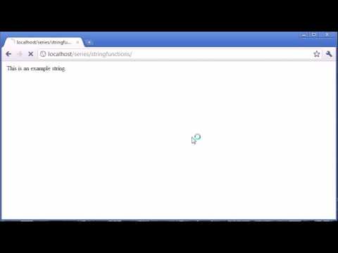 Beginner PHP Tutorial   37   String Functions Part 4