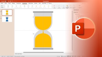 How To Create An HourGlass Timer in MS PowerPoint Tutorial and Template