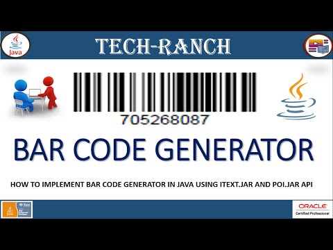 Live Demonstration of  Bar Code Generator in Java | Practice Projects | @TechRanch