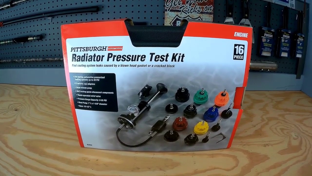 Harbor Freight (Pittsburgh) radiator pressure tester tool kit DIY Must Haves_HD _ Pujariji ...