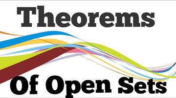 Theorem of Open Sets in Topological space in Urdu | unique math presents with Sajid Hussain.