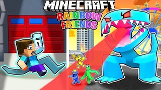 I Survived 200 DAYS as the RAINBOW FRIENDS in HARDCORE Minecraft!