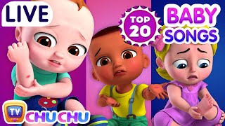 The Boo Boo Song + More Baby Nursery Rhymes - Top 20 Popular Kids Songs by ChuChu TV LIVE